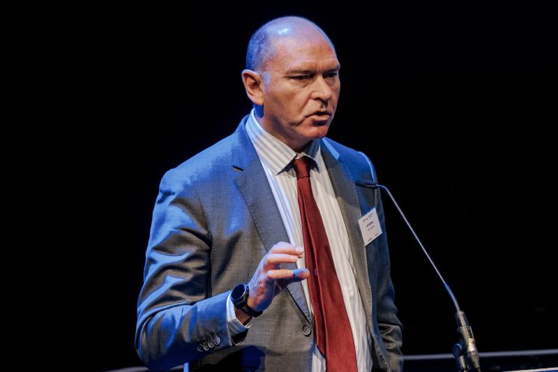 Sir Jim Mackey introducing the day
