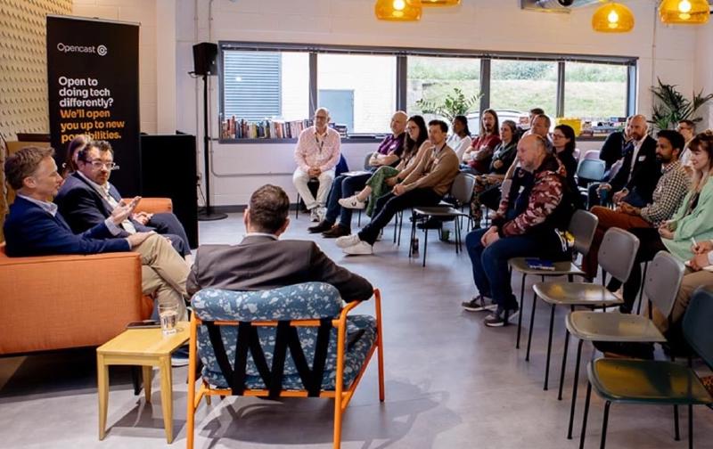 Audience at the TechNExt fringe event hosted by Opencast