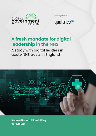 Cover of A Fresh Mandate for Digital Leadership in the NHS report