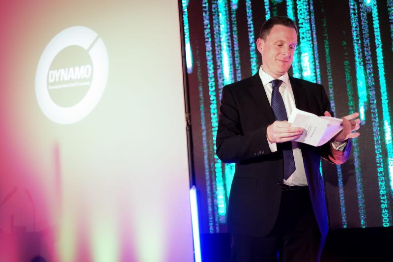 Andrew Besford at the Dynamites Awards 2018