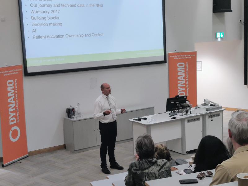 Sir Jim Mackey delivering the keynote at Dynamo Conference 2022